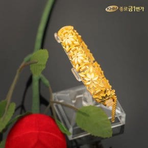 순금 팔찌 주얼리 26.25g 국화컷팅