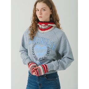 (W) Bay Heart Sweatshirt Melange Grey