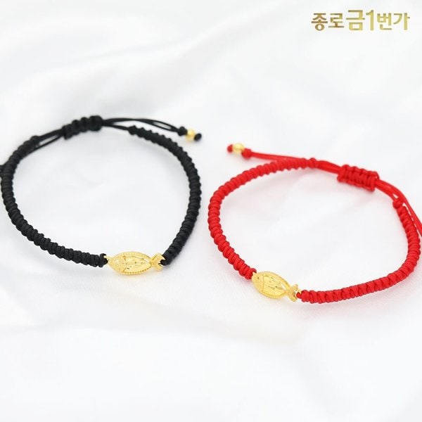 순금 팔찌 물고기 매듭 1.875g