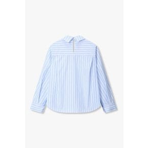 [보브]   엠브로이더리 스트라이프 셔츠 7156160001R