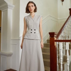 YY double breasted high waist suit dress