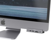 WIZ-H52PRO 아이맥 USB허브 7 in 1 USB-C 고정 거치형 알루미늄 IMAC IMACPRO 전용