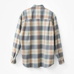 26SS 오라리 슈퍼 라이트 울 체크 셔츠 라이트 브라운 A26SS01LC