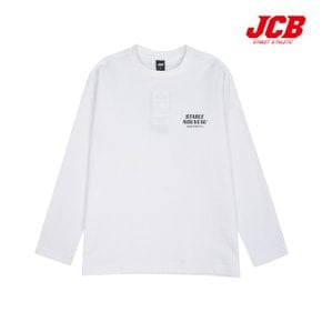 남아 베이직 화이트 분또 티셔츠 (JBK8R510BSW)