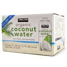 NS홈쇼핑 코스트코 커클랜드 시그니쳐 유기농 코코넛워터 3960ml(330ml x 12팩)..[32301053]