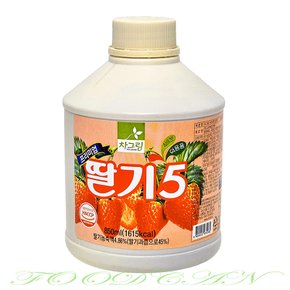 차그림 딸기주스 850ml 딸기 과일 농축액 원액
