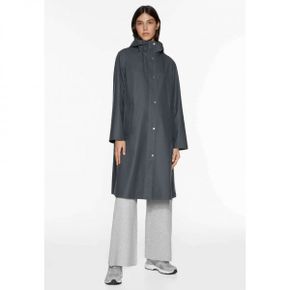 4435258 OYSHO LONG WATER-RESISTANT - Waterproof jacket dark grey