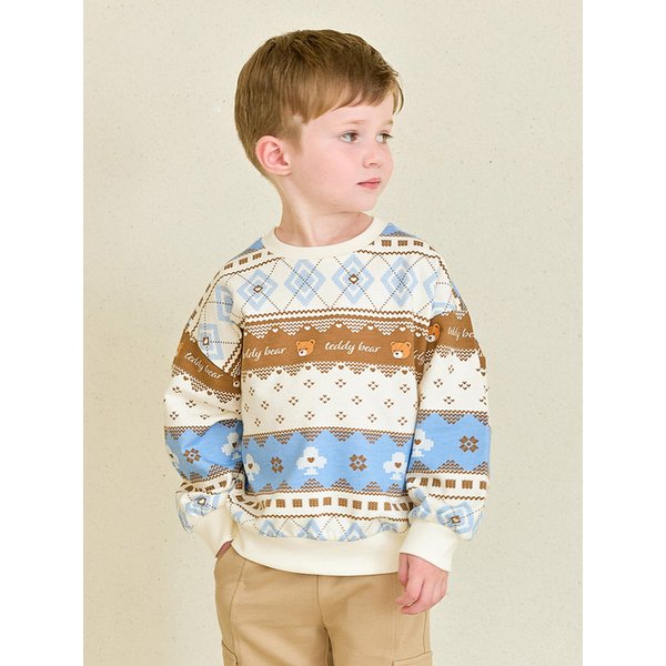 럭키클로버자카드맨투맨티셔츠