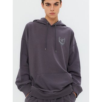 쿨트 LAUREL LOGO HOODY GREY
