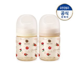 베베그로우 PPSU 동백 젖병 트윈팩 160ml(노꼭지)