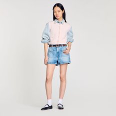산드로 [25SS 미드시즌세일 30%] 텍스처 트위드 베스트 SF25S3FRGDJ72