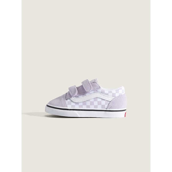 [반스 공식] 토들러 올드스쿨 벨크로 컬러 띠어리 체커보드/ VN000CTGEMY1