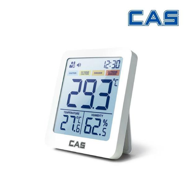 카스 체감온도계 디지털 온도 습도 4단계 알람 시계  T701