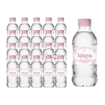  지리산수 핑크 생수 330ml 20병