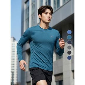 쿨가이 남성 냉감 라운드 이너 골프웨어 등산 아웃도어 긴팔 티셔츠 M6ST32_P387030861