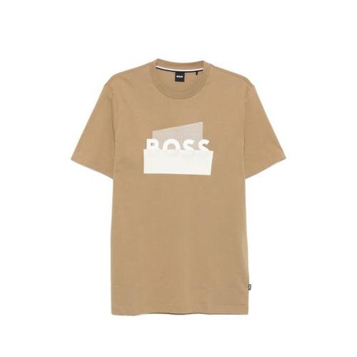 보스 반팔 티셔츠 50555799 252 NEUTRALS