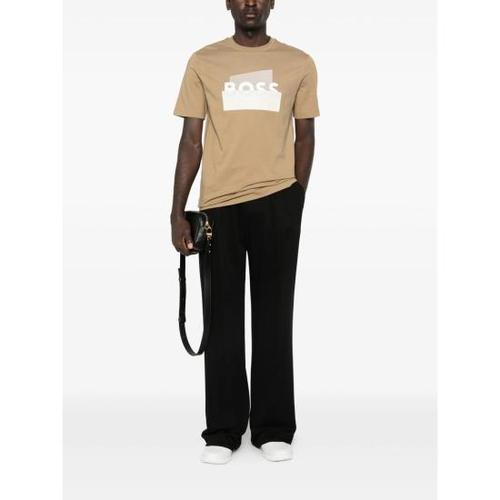 보스 반팔 티셔츠 50555799 252 NEUTRALS