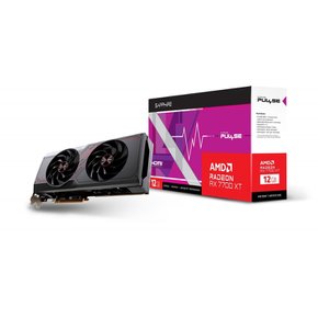 SAPPHIRE PULSE Radeon RX 7700 XT GAMING 12GB GDDR6 2 11335-04-20G VD8654 팬 공간 절약형