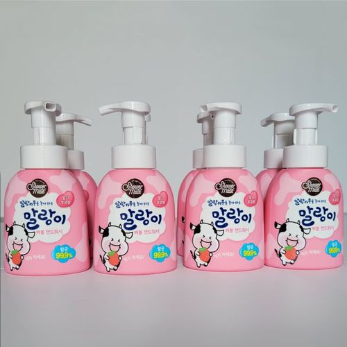 애경 샤워메이트 말랑카우 버블핸드워시 300ml 8개