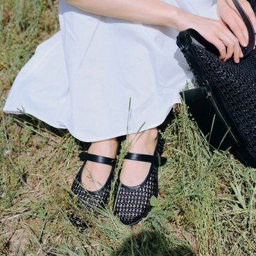 로서울 Danghye mary jane shoes Mesh Black