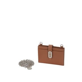 Magpie Chain Card Wallet (맥파이 체인 카드지갑) Starfish Brown VQB3-1CW651-1BRXX