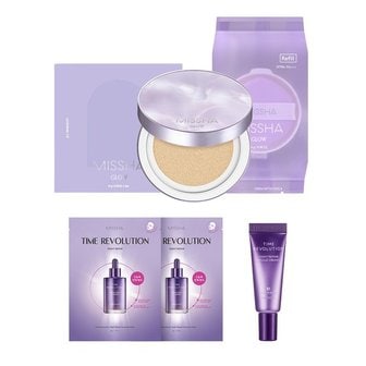 MISSHA 글로우 레이어링 핏 쿠션 세트 (4종택1)(GIFT앰플크림10ml+앰플마스크2매)