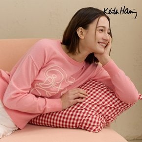 [최초가89900] 키스해링 25SS 수플레 자카드 니트 3종 여