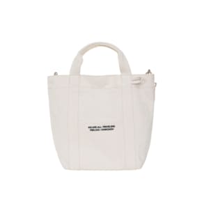 DAILY TOTE CANVAS BAG (IVORY) 에코백 토트백 크로스백 가방