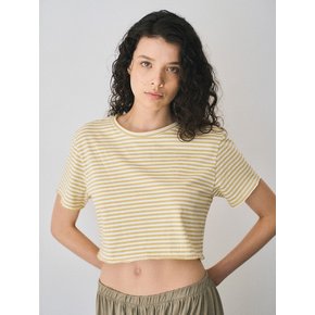 Maison Crop Tee (Yellow)