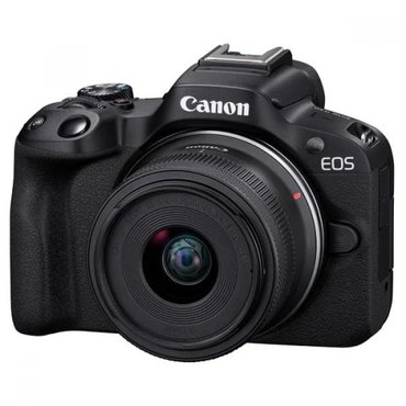  캐논 EOS R50 375 g EOSR50BK-WZK 미러리스 일안 카메라 더블 줌 키트 (RF-S18-45+RF-S55-210)