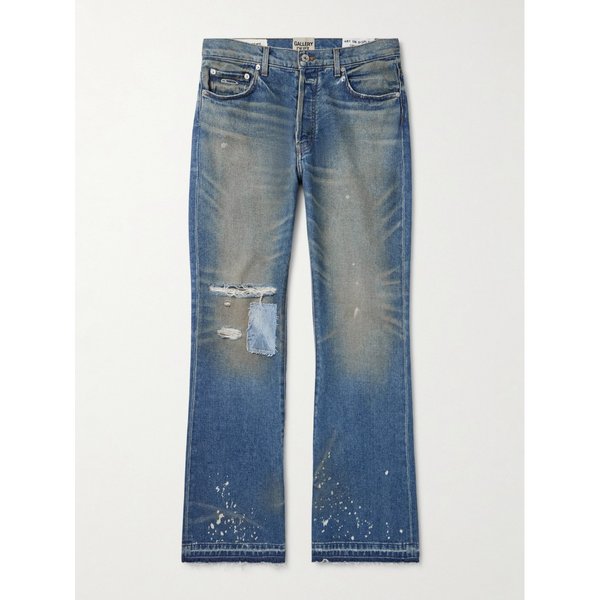 대거 부츠컷 디스트레스드 패치워크 진 46376663162903294