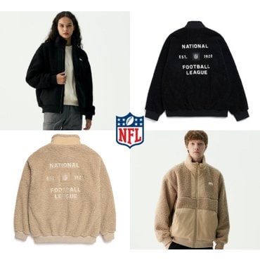 NFL 엔에프엘 [역시즌 80%▼] - F214UJK304 오하이 뽀글이 플리스 자켓 (2컬러 택1) 정가:199,000원