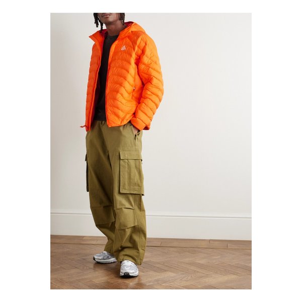 ACG 라바 플로우 퀼팅 써마핏 ADV 패딩 후드 재킷 오렌지 46376663162895201