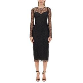 돌체 앤 가바나 Womens Dress F6DEHT_HLM9ON0000 BLACK