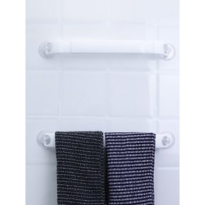 떨어지지 않는 무타공 흡착식 수건걸이 타월 걸이