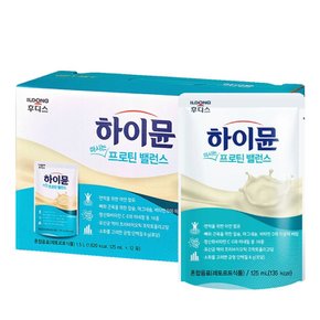 하이뮨 마시는프로틴 밸런스 125ml x 12입 / 단백질 보충 프로틴 게이너 부스터 일동후디스프로