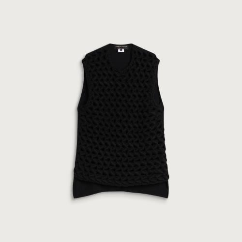Comme des Garçons Homme Plus Open Weave Crochet Ve