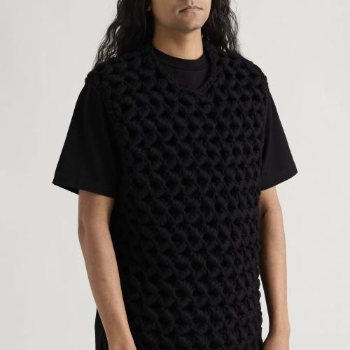 Comme des Garçons Homme Plus Open Weave Crochet Ve