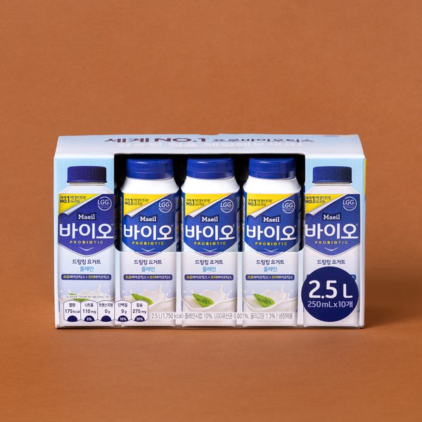 [매일유업] 바이오드링킹 플레인 250ml X 10입