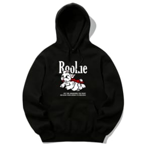 ROOKIE MALTESE GRAPHIC HOODIE - BLACK