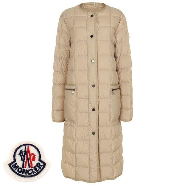 [부산점] 몽클레어 베이지 파이산 퀼팅 구스 다운 롱 자켓 FAISAN 1C00017 54A81 222