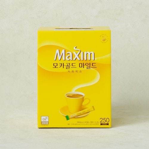 [쓱7클럽]맥심 모카골드 마일드 커피믹스 250입