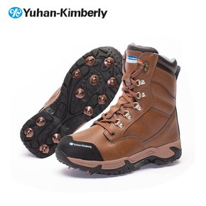 8인치 임업화 산림화 벌목화 안전화 YK-861(브라운-스파이크핀)