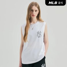 [코리아공식] 베이직 메가로고 쿨 테크 나시 티셔츠 NY (White)