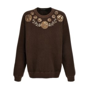 돌체 앤 가바나 Sweatshirt G9AHSTG7JO6M1213 Brown