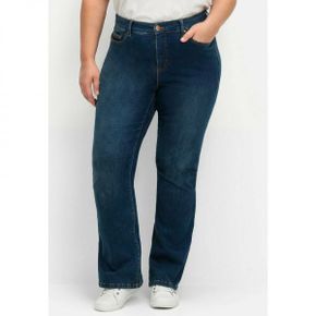 4999044 Sheego STRETCH- MIT BODYFORMING-EFFEKT - Bootcut jeans dark blue denim