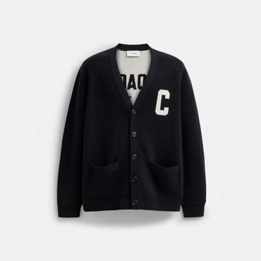 코치 [공식] 니트 카디건 CAY56 BLK