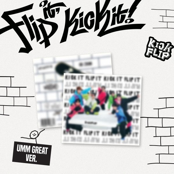 확대된 대표 [CD]킥플립 - 미니앨범 1집 [Flip It, Kick It!] (Umm Great Ver.) / Kickflip - 1St Mini Album [Flip It, Kick It!] (Umm Great Ver.)  {01/20발매}