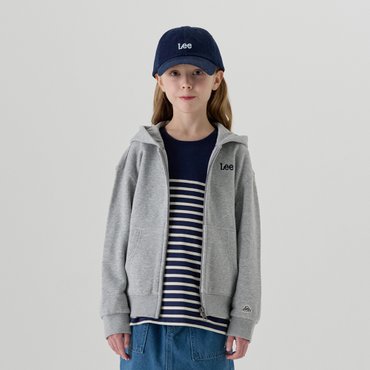 Lee Kids 베이직 후드 집업 멜란지그레이 LK2501HZ01MG