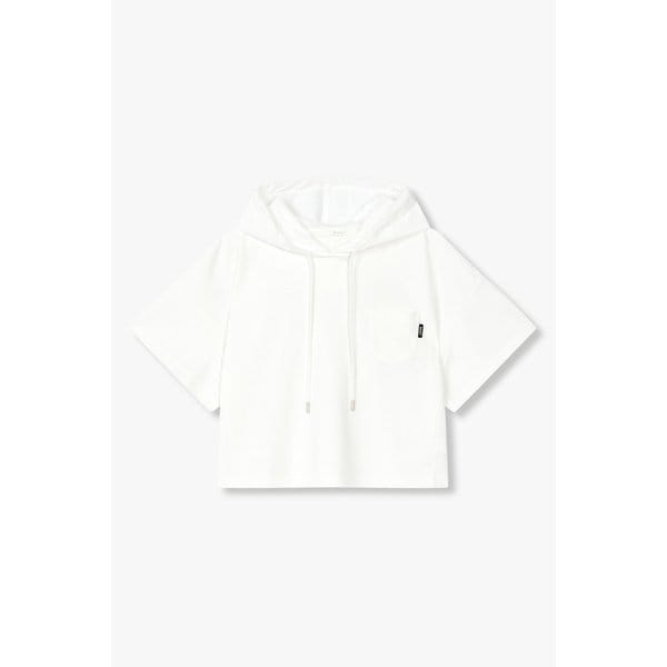 배색 후드 원 포켓 티셔츠 7215240303101